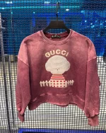 کراپ سنگشور طرح گوچی رنگ صورتی بچگانه و نوجوان