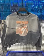 کراپ سنگشور طرح کتونی اسنیکرز رنگ اقیانوسی