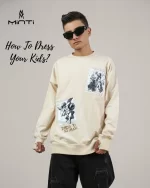 دورس تیکه با گلدوزی فرشته رنگ کرم بچگانه و نوجوان