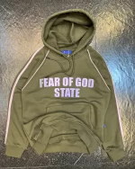 هودی FEAR OF GOD رنگ زیتونی بچگانه و نوجوان