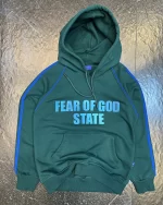 هودی FEAR OF GOD رنگ سبز کله غازی بچگانه و نوجوان