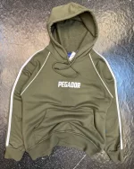 هودی رگلان pegador رنگ زیتونی بچگانه و نوجوان