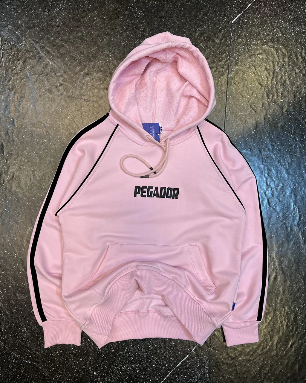 Teen-PEGADOR-Raglan-Hoodie-Pink هودی رگلان pegador رنگ صورتی بچگانه و نوجوان