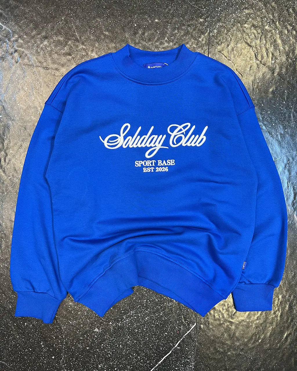 Teen-Soliday-Club-Sweatshirt-Blue بلوز soliday club رنگ آبی بچگانه و نوجوان