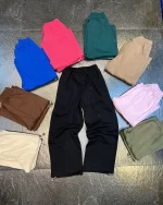 شلوار بگ دورس 3 نخ رنگ مشکی