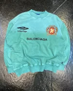 بلوز طرح بالنسیگا با لوگو منچستریونایتد رنگ سبز