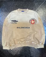 بلوز طرح بالنسیگا با لوگو منچستریونایتد رنگ خورشیدی