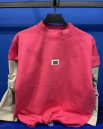 بلوز آستین کتان pdaba رنگ سرخابی