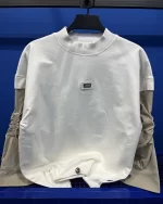 بلوز آستین کتان pdaba رنگ سفید