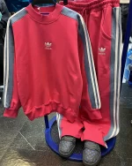 ست بلوز شلوار آدیداس رنگ سرخابی