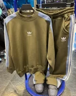 ست بلوز شلوار آدیداس رنگ زیتونی