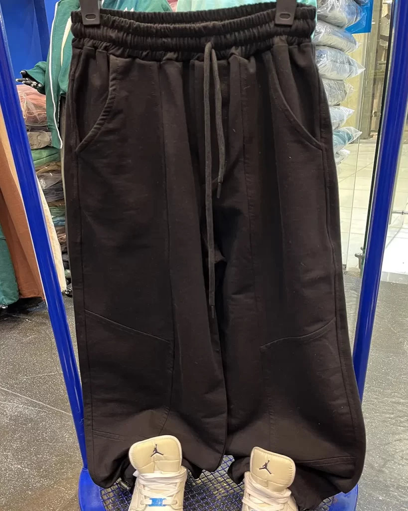 شلوار جاگر دو نخ رنگ مشکی