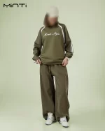 ست بلوز و شلوار Minti Style رنگ زیتونی