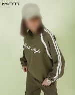 ست بلوز و شلوار Minti Style رنگ زیتونی