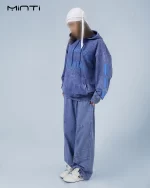 ست هودی و شلوار FEAR OF GOD رنگ سرمه ای